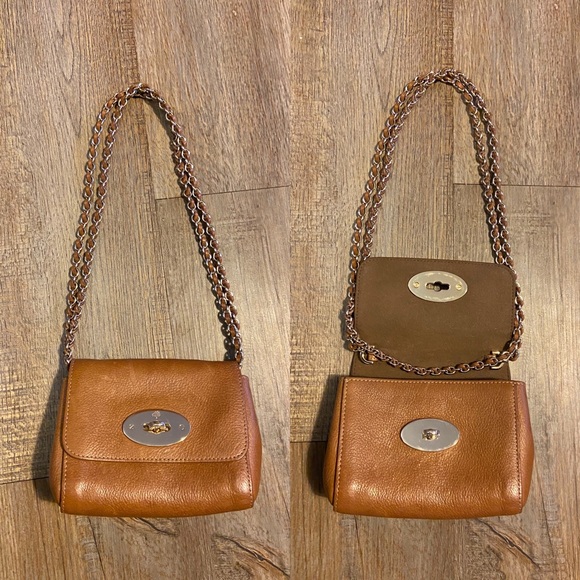 Sold Mulberry Mini Lily Natural Oak Leather - Picture 8 of 9